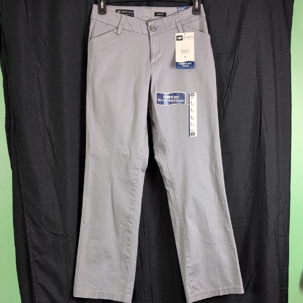 Lee Women's Straight Leg Pants‎ - Gray